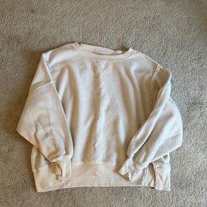 American Eagle Outfitters Off-White Crew Neck Sweater
